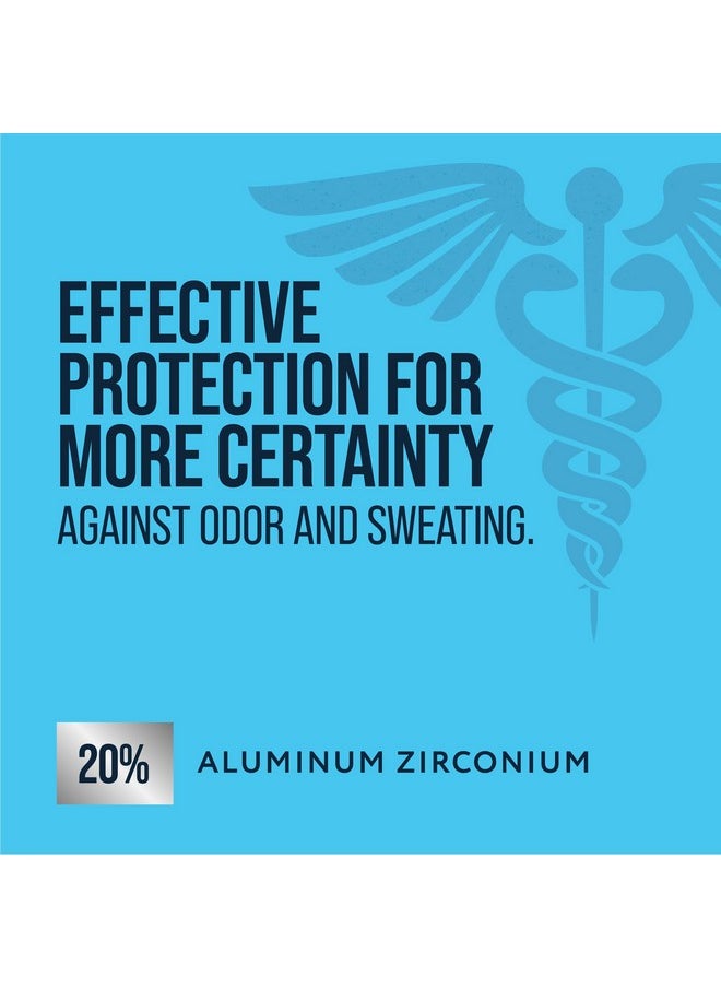 Certain Dri Everyday Strength Clinical Solid Antiperspirant, Hyperhidrosis Treatment for Men & Women, Long-Lasting 72hr Protection, Effective Sweat Control, Travel Friendly, Fresh Scent, 2.6oz
