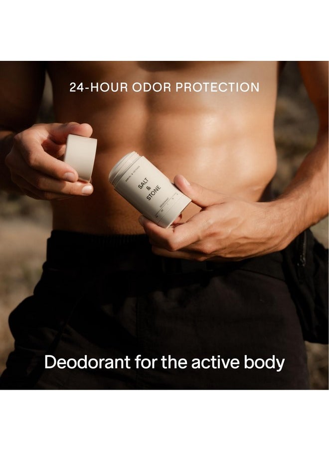 SALT & STONE Natural Deodorant - Santal | Extra Strength Natural Deodorant for Women & Men | Aluminum Free with Probiotics, Seaweed Extracts & Shea Butter (2.6 oz)
