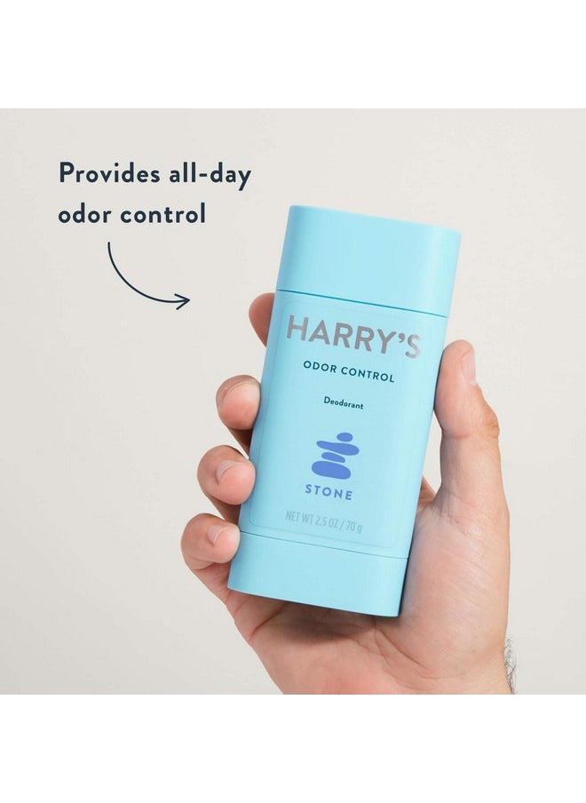 Harry's Men's Deodorant - Odor Control Deodorant - Aluminum-Free - Variety Pack - Stone, Shiso, Redwood, 2.5 Ounce (Pack of 3)
