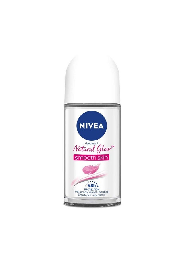 Nivea Natural Glow Skin Roll On, 50ml