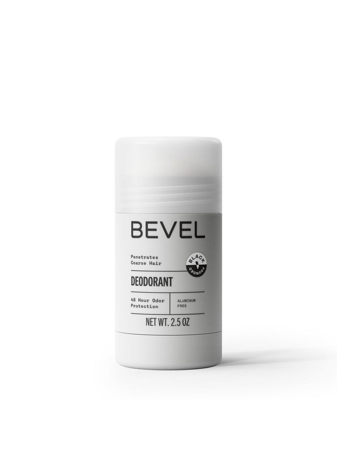 Bevel Deodorant for Men with Coconut Oil and Shea Butter, Aluminum Free, No Streaks, 48 Hour Protection, 2.5 Oz (Packaging May Vary)