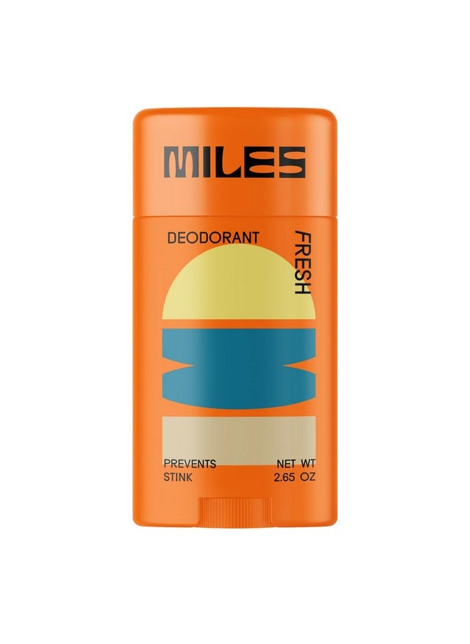 Miles Kids Deodorant for Boys and Girls - Aluminum Free Deodorant for Kids and Teens, Natural, Hypoallergenic, Made in USA - Fresh Scent, 1-Pack
