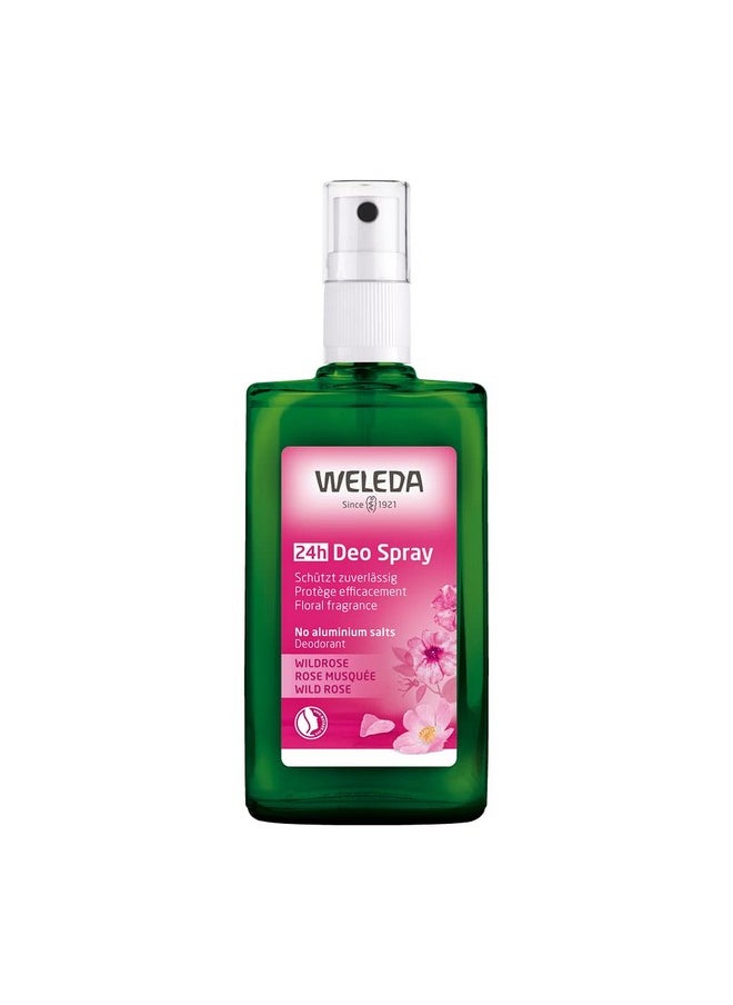 Weleda Wild Rose 24h Deodorant Spray, 3.4 Ounce
