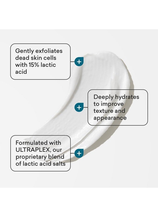 AmLactin Foot Repair Cream - 3 oz Foot Cream for Dry Cracked Heels with 15% Lactic Acid - Exfoliator and Moisturizer for Dry Skin & Foot Care (Packaging May Vary)