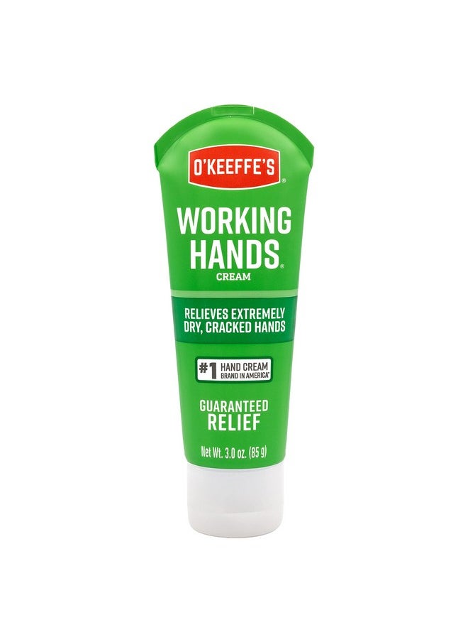O'Keeffe's Working Hands Hand Cream; Relieves and Repairs Extremely Dry Hands; 3 oz Tube; (Pack of 1)