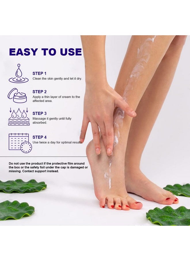ASDToTio Urea Cream 42% - Premium Urea Foot Cream - With 2% Salicylic Acid, Tea Tree Oil, Shea Butter, Aloe Vera - For Feet, Hands, Heels, Elbows, Knees and More - 4 oz