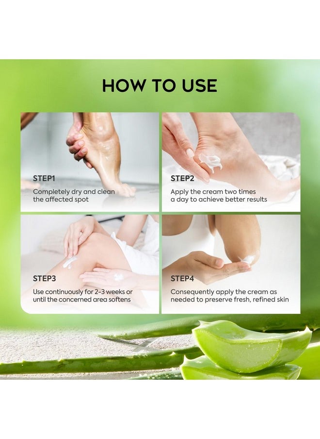 Vebuni Urea Cream 42% Foot Cream Salicylic Acid 4 Oz, Upgraded Callus Remover For Feet, Knees& Elbows, Intensive Moisturizes & Softens Skin, Exfoliates Dead Skin