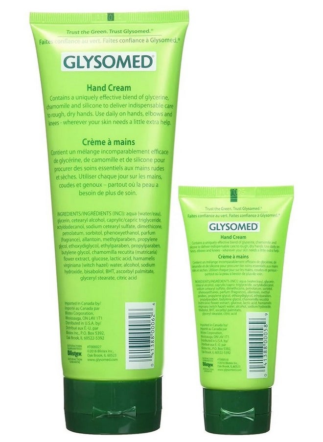 Glysomed Hand Cream Mix Pack (1 x Large Tube 250mL / 8.5 fl oz and 1 x Mini Travel Size Tube 50mL / 1.7 fl oz)