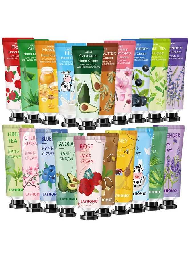 20 Pack Stocking Stuffers for Adults Women Hand Cream Gifts Set Christmas Gifts,Bulk Hand Lotion Travel Size for Dry Hands,Thank You Gifts,Stocking Stuffers for Adults,Appreciation Gifts
