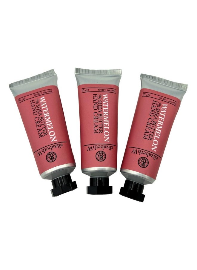 elizabeth W elizabethW, Watermelon Hand Cream, 1.68 Ounces (Set of 3), White