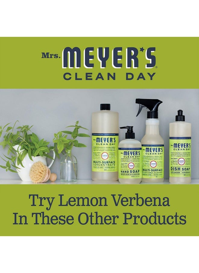 Mrs. Meyer's Clean Day Hand Lotion, Long-Lasting, Non-Greasy Moisturizer, Cruelty Free Formula, Lemon Verbena Scent, 12 oz
