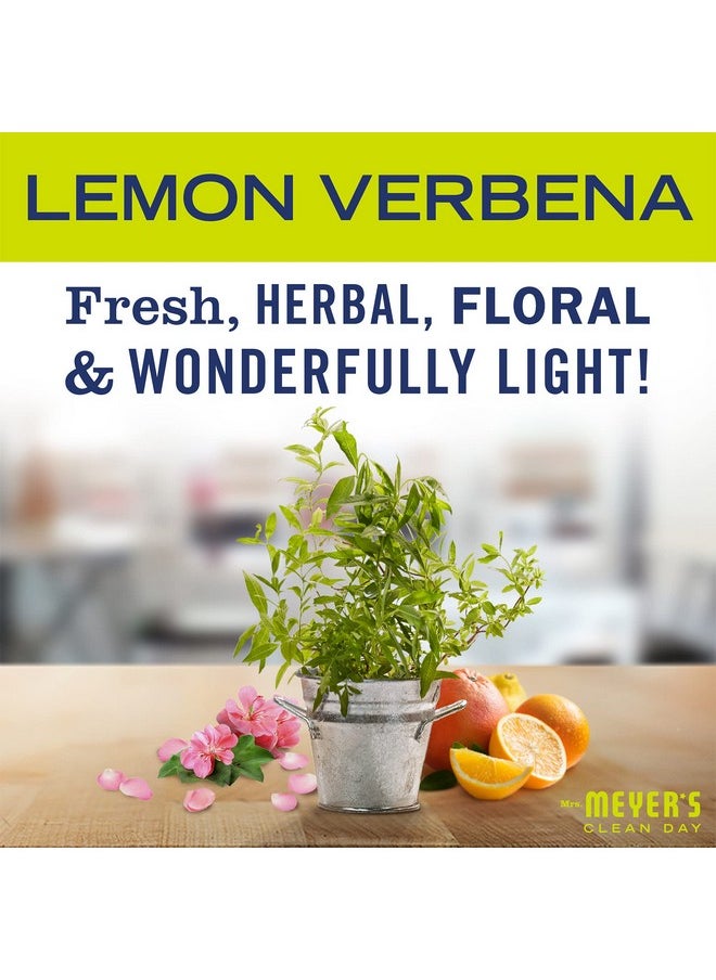 Mrs. Meyer's Clean Day Hand Lotion, Long-Lasting, Non-Greasy Moisturizer, Cruelty Free Formula, Lemon Verbena Scent, 12 oz