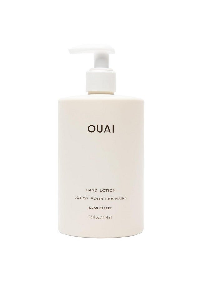 OUAI Hand Lotion - Daily, Lightweight, Hydrating Lotion for Dry Skin - Made with Avocado, Rosehip and Jojoba Oil to Lock in Moisture - Never Greasy (16 Fl Oz)