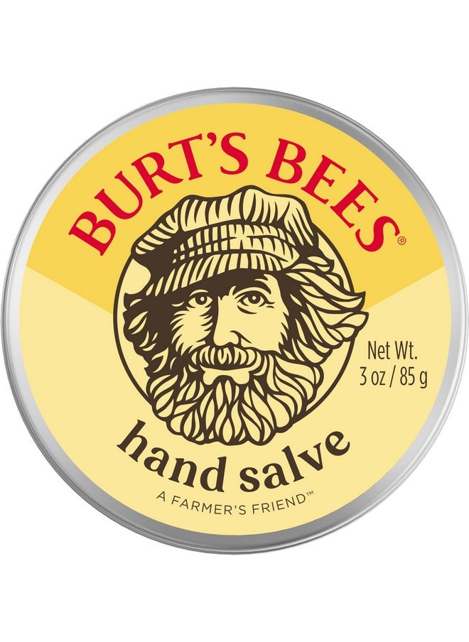 Burt's Bees Stocking Stuffers, Hand Salve Christmas Gifts With Botanical Oils and Beeswax, Moisturizing Balm for Dry Hands, 100 Percent Natural Origin Skin Care, 3 oz. Package