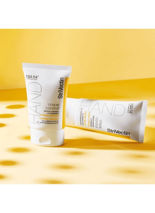 StriVectin Crepe Control Brightening & Firming Hand Cream for Dry Skin and Less Wrinkles, 2 oz