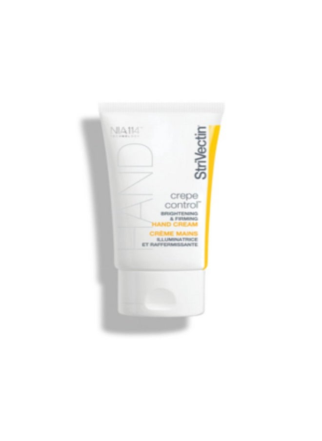 StriVectin Crepe Control Brightening & Firming Hand Cream for Dry Skin and Less Wrinkles, 2 oz