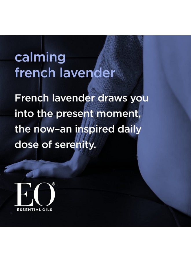 EO Hand Cream, 2.5 Ounce (Pack of 2), French Lavender, Organic Plant-Based, Moisturizer for Dry Skin