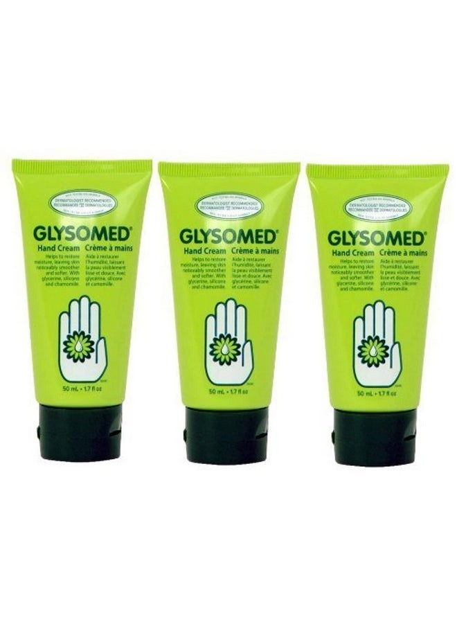 Glysomed Hand Cream Trio Pack (3 x Glysomed Hand Cream Mini Travel Size Tube 50mL / 1.7 fl oz)