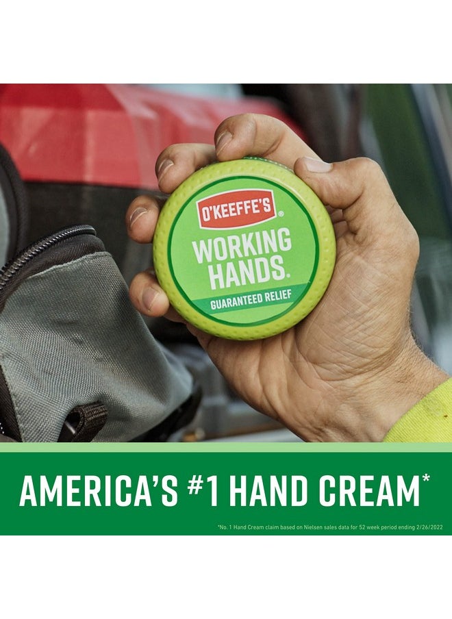 O'Keeffe's Working Hands Hand Cream; For Extremely Dry; Cracked Hands; 6.8 oz Jar (Value Size; Pack of 1)