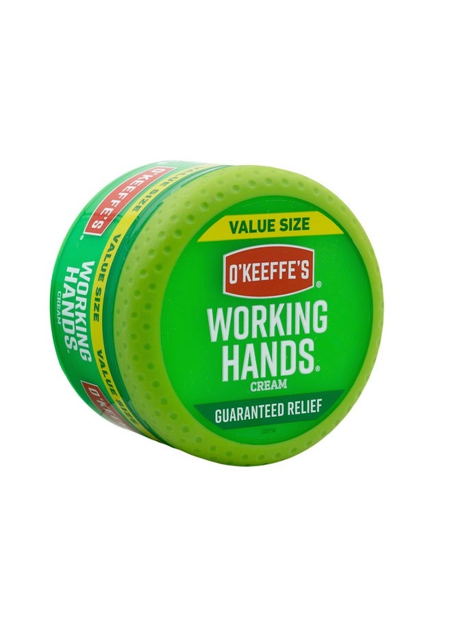 O'Keeffe's Working Hands Hand Cream; For Extremely Dry; Cracked Hands; 6.8 oz Jar (Value Size; Pack of 1)