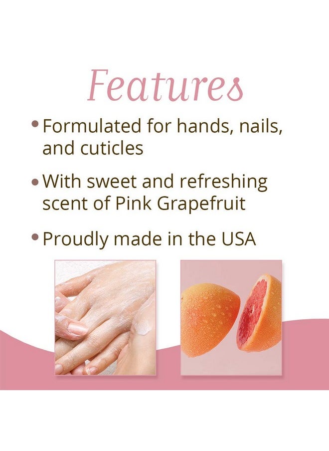 Gena Mani Spa Liquid Hand Soak | Softens, Moisturizes Hands, Nails, and Cuticles For Great Manicure Pre Treatment | Made in the USA |Grapefruit Scent |8 Oz
