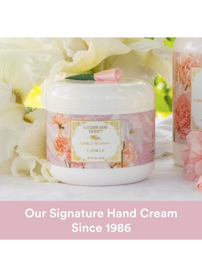 Camille Beckman Glycerine Hand Therapy Cream, Signature Camille, 8 Ounce