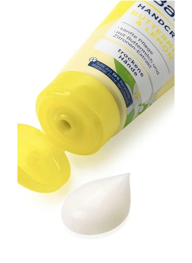 Hand Cream Buttermilk & Lemon with Panthenol and Olive Oil 2 x 100 ml, Germany.