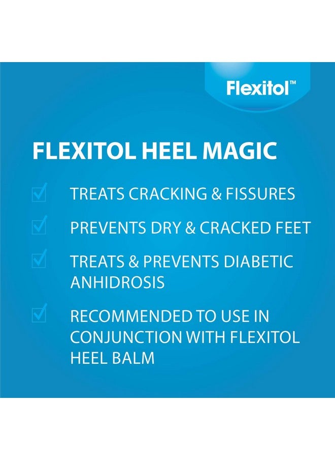 Flexitol Heel Magic For Dry Skin or Rough Heels with Shea Butter & Vitamin E, 2.5 Ounce