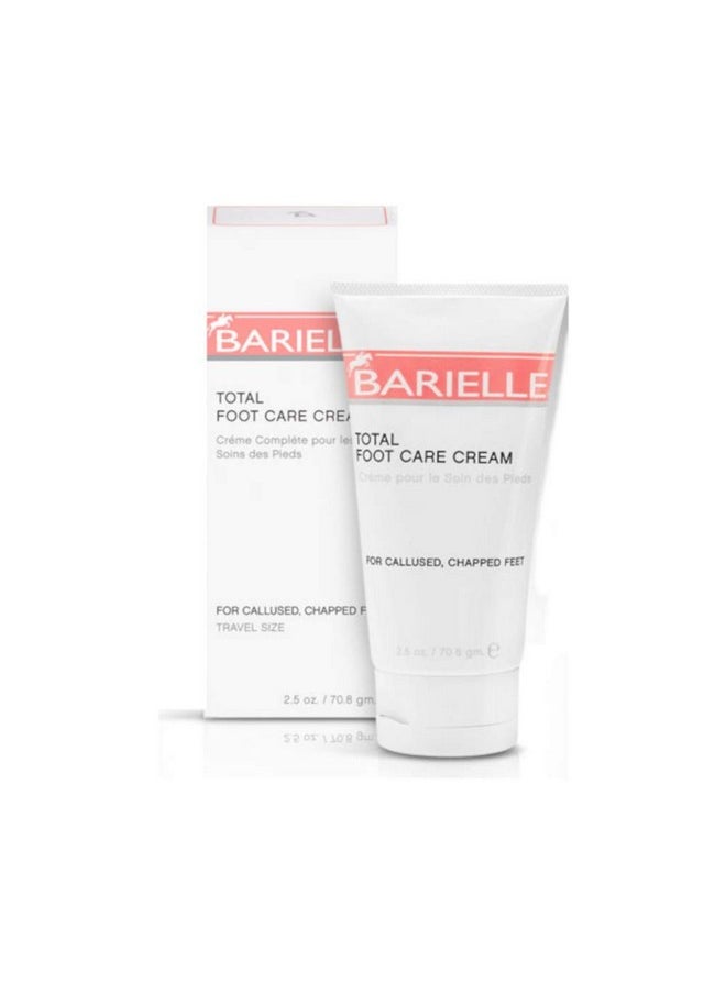 BARIELLE Total Foot Care Cream, Travel Size, 2.5-Ounces