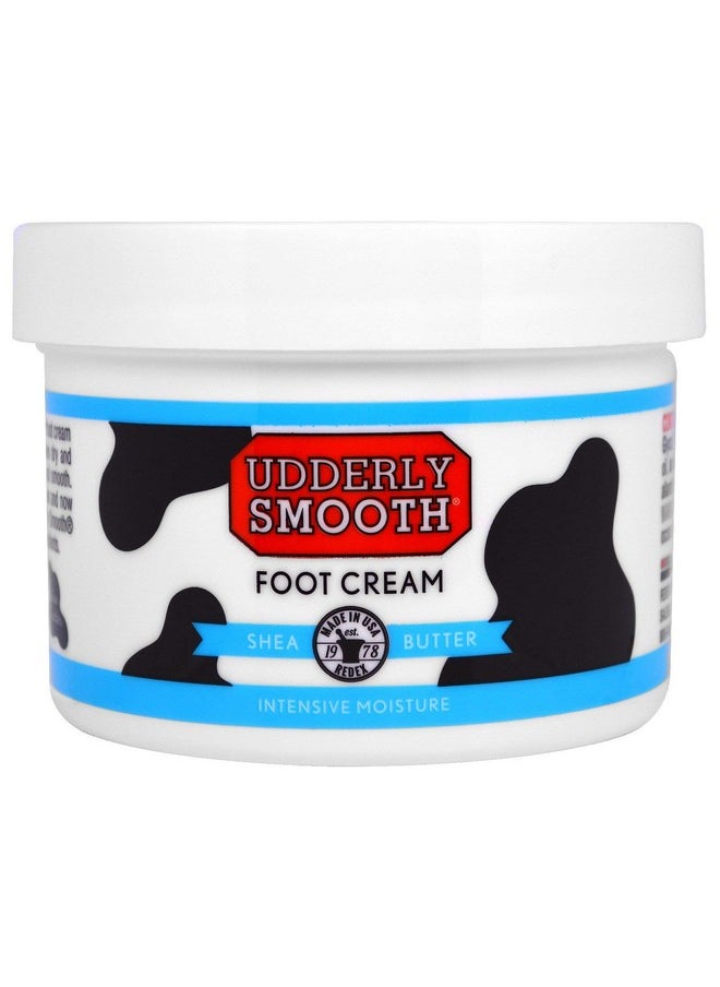 Udderly Smooth Foot Cream Jar, 8 Ounce