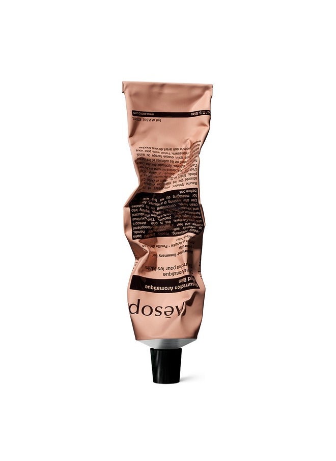 Aesop Resurrection Aromatique Hand Balm | Rich, Moisturizing Balm for Hands and Cuticles | Fragrant Botanicals and Skin-Softening Emollients | 2.5 oz