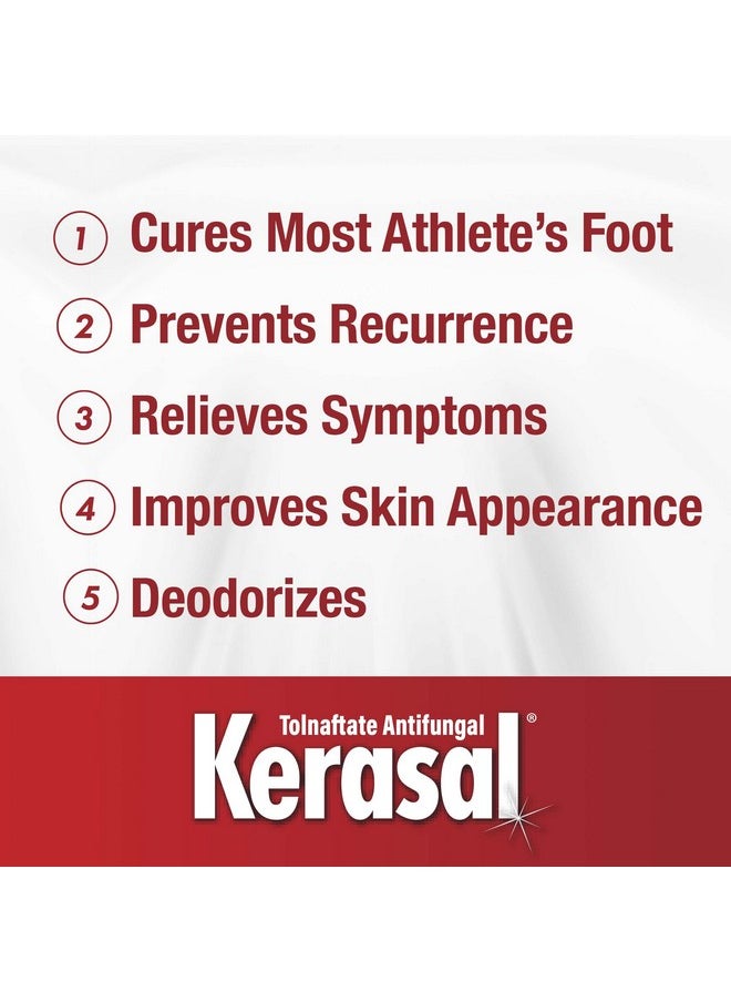 Kerasal 5-in-1 Athlete's Foot Silky Clear Gel, 0.42 oz