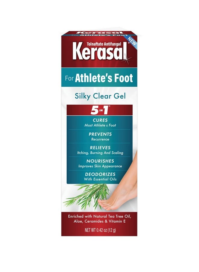 Kerasal 5-in-1 Athlete's Foot Silky Clear Gel, 0.42 oz