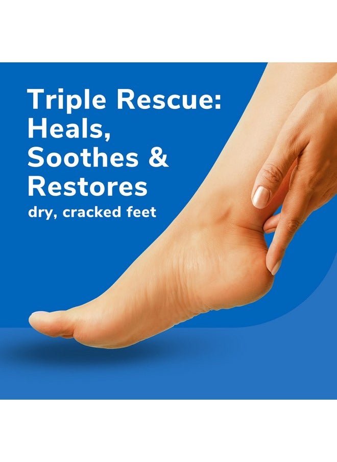 Dr. Scholl's Dry, Cracked Foot Repair Ultra-Hydrating Foot Cream Moisturizer, 3.5 oz, Skin Care Foot Lotion with 25% Urea for Dry Cracked Feet, Heals and Moisturizes for Healthy Feet