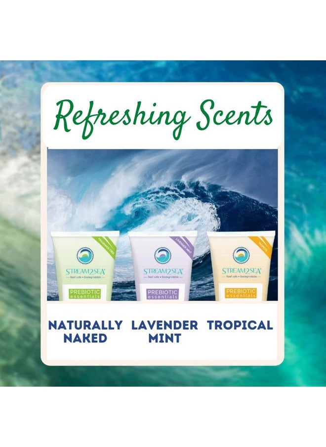 STREAM 2 SEA Unscented Intensive Repair Hand Cream Prebiotic Essentials, Antioxidant Rich Reef Safe Natural and Paraben Free Moisturizing Hand Cream, 3 Fl oz