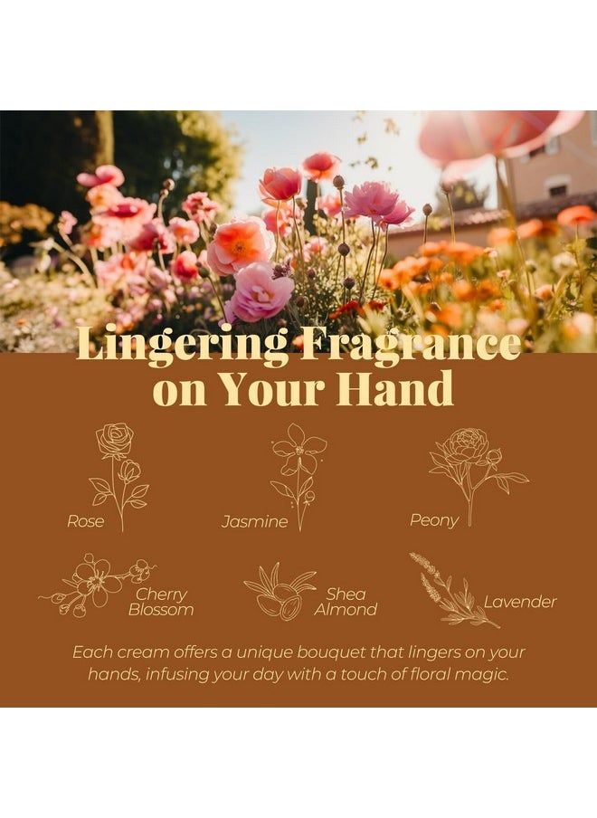 Hand Cream Gift Set - Hand Cream for Women, Hand Lotion Set for Dry Cracked Hands, Holiday Gift for Mother's Day Valentine's Day Christmas, Travel Size Hand Lotion for Women. 6 x 1.0 oz/30ml
