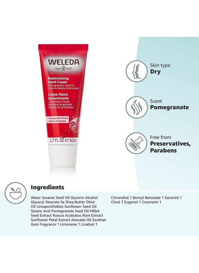Weleda Regenerating Pomegranate Hand Cream, 1.7 Ounce
