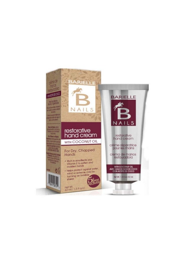 BARIELLE Restorative Hand Cream with Coconut Oil 1.45 ounce
