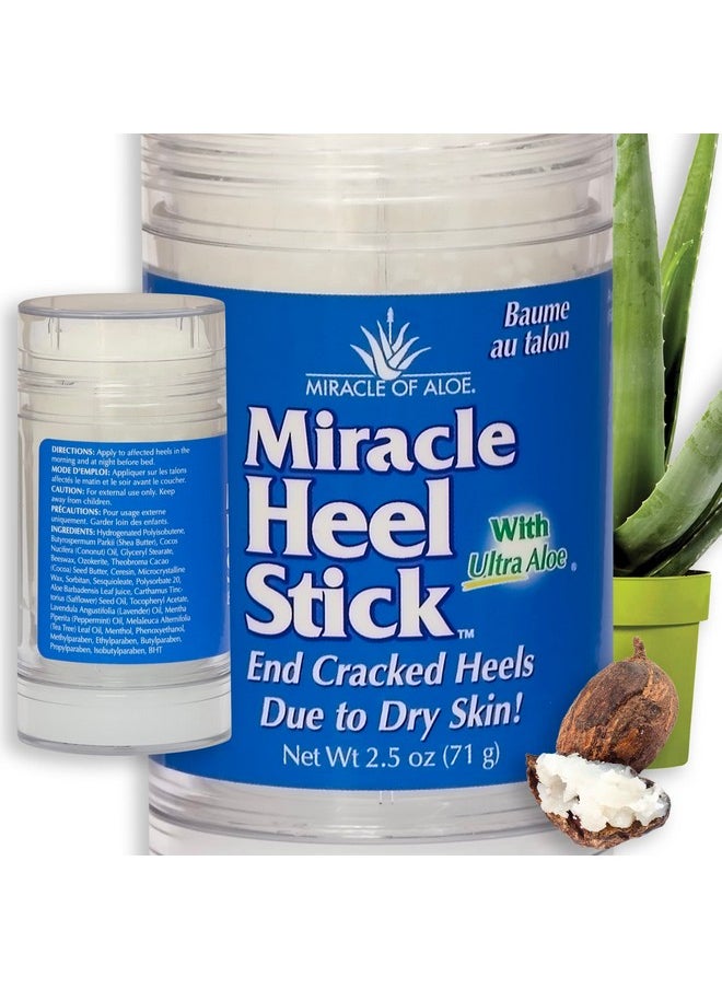 Miracle Heel Stick with Pure UltraAloe Aloe Vera Gel | 2.5 ounce stick