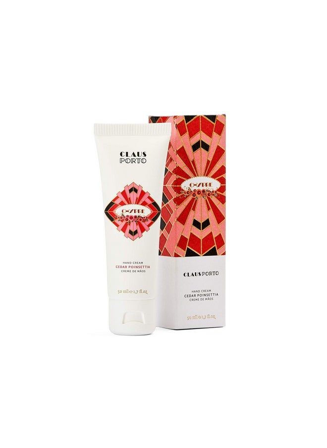 Claus Porto Chypre Hand Cream, Cedar Poinsettia, 1.7 Fl Oz