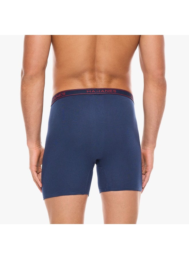 HANES Boxer Brief Mens Hanes 2396P2-2Pcs Multicolor