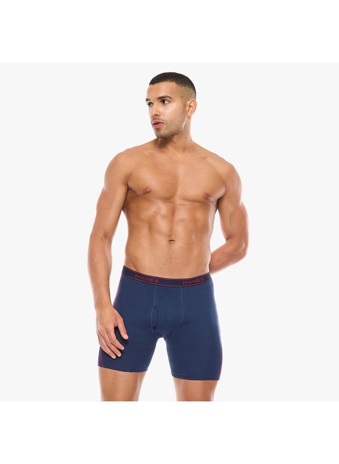 HANES Boxer Brief Mens Hanes 2396P2-2Pcs Multicolor