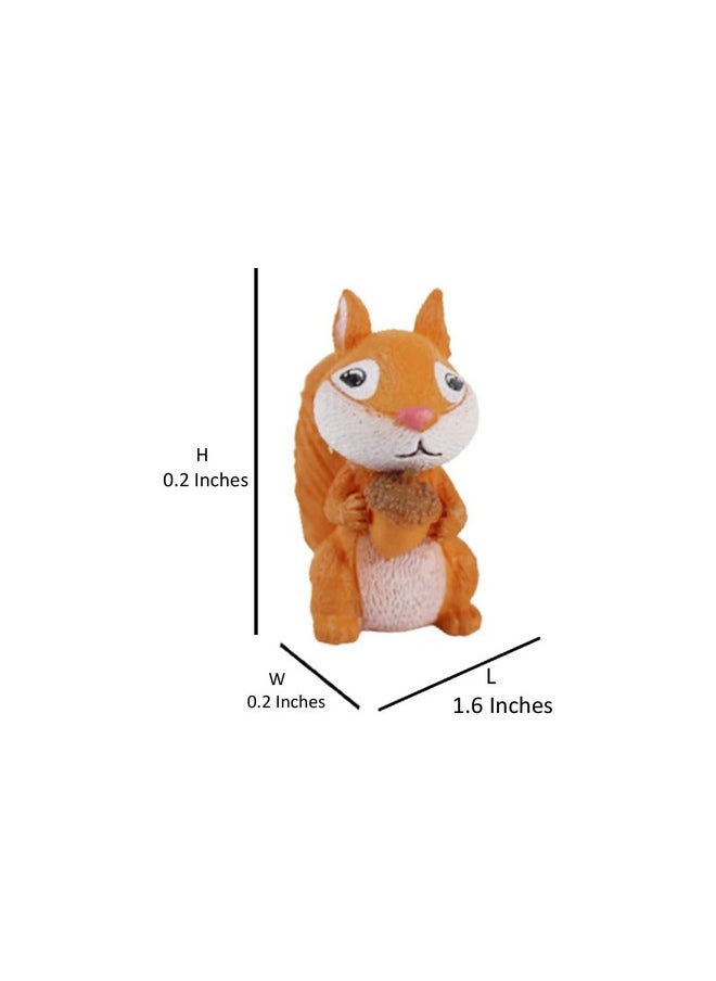 Wonderland Miniature Toys Set of 3 Family Mini Squirrel
