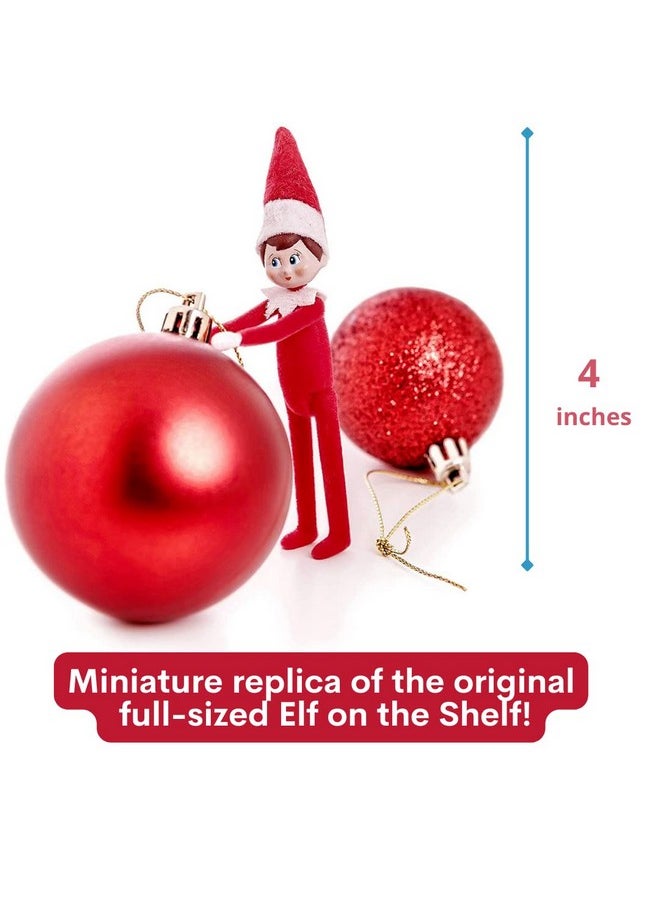 World's Smallest The Elf On The Shelf A Christmas Tradition - Boy Scout Elf with Blue Eyes, 4 Inch