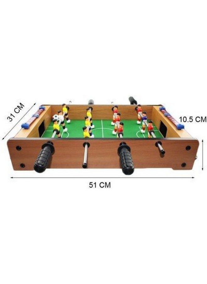 Plutofit® 20 Inches Wooden Mid-Sized Foosball, Mini Football, Table Soccer Game (Soccer Table Game)