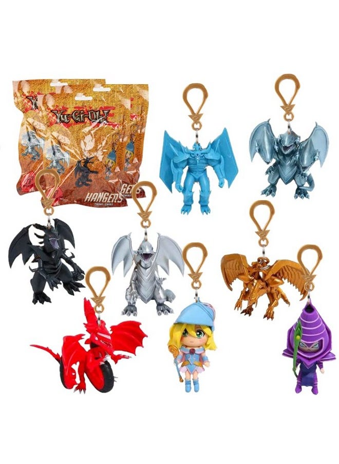 Yu-Gi-Oh Mystery Blind Bag Keychain Figures, 3 Pack - Receive 3 of 8 Assorted Collectible Clip-on Key Chain Hanger Accessories - Officially Licensed - YuGiOh Anime Gift for Kids & Teens - Age 6+