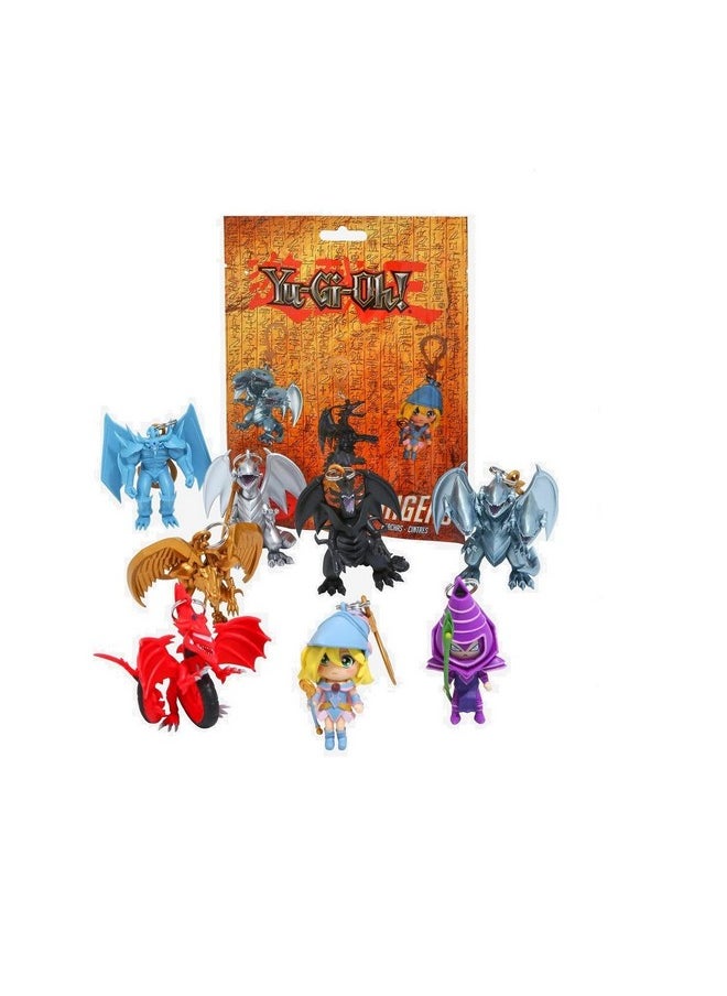 Yu-Gi-Oh Mystery Blind Bag Keychain Figures, 3 Pack - Receive 3 of 8 Assorted Collectible Clip-on Key Chain Hanger Accessories - Officially Licensed - YuGiOh Anime Gift for Kids & Teens - Age 6+