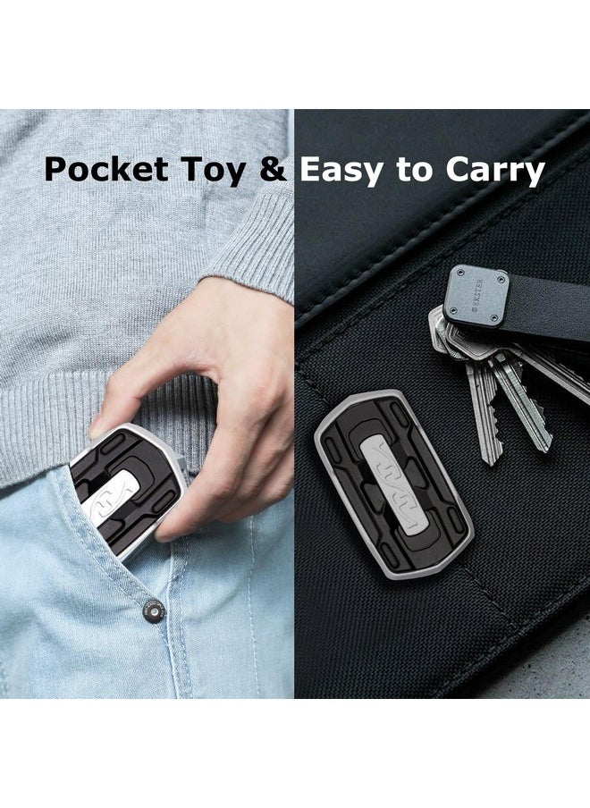 OBEST Fidget Slider EDC Metal Fidget Slider for Adults, ADHD, Autism, Anxiety, Magnetic Toy for Adults