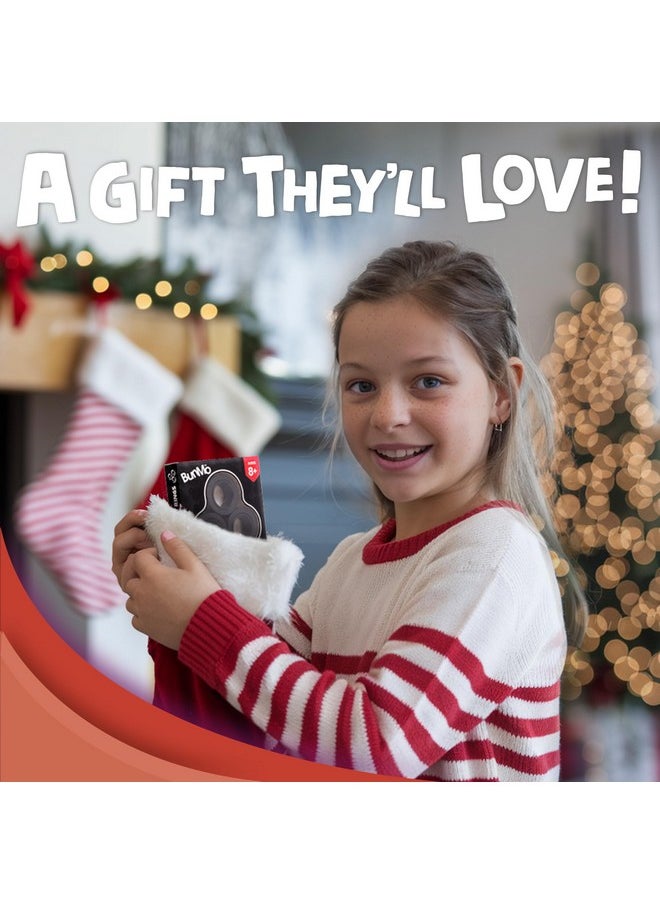BUNMO Stocking Stuffers for Teens - Magnetic Rings - Fidget Toys Adults - Magnetic Fidget Rings - Stocking Stuffers for Adults - Addictive Fidget Toy for Boys & Girls - Great Teen Gift - Black