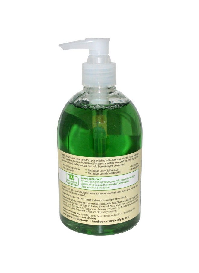 Clearly Natural Liquid Hand Soap with Aloe Vera - 12 oz